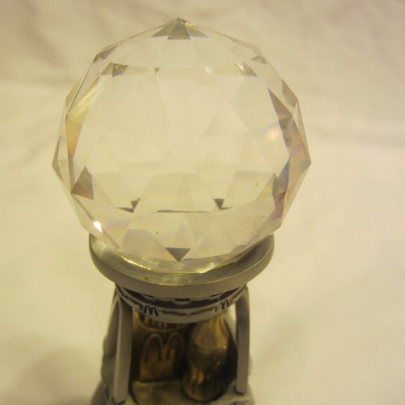 RARE 2004 MCDONALD'S/COKE OWNER/OPERATOR PEWTER & CRYSTAL HOT AIR BALLOON AWARD - Picture 6 of 7